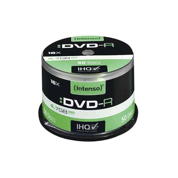 4034303004355 - 7GB 16x Speed DVD-R 12cm 1x50 Intenso DVD-R 47GB 16x Speed Cakebox 4101155 4034303004355