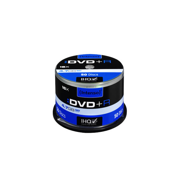 4034303004492 - 7GB 16x Speed DVD+R 12cm 1x50 Intenso DVD+R 47GB 16x Speed Cakebox 4111155 4034303004492