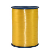 Geschenkband Ringelband America 2549-605 10mm x 250m glänzend gelb