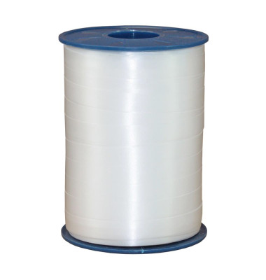 Geschenkband AMERICA 2549-601, ohne, 10mm x 250m, wei&szlig;