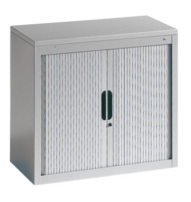 Rollladenschrank Omnispace 325100S10042, abschlie&szlig;bar, 2 OH, lichtgrau, 80x72x42cm (BxHxT)