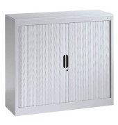 Aktenschrank 3242-00, Kunststoff/Stahl abschließbar, 3 OH, 100 x 103 x 42 cm, lichtgrau