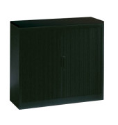 Aktenschrank Omnispace 323300S10042, abschlie&szlig;bar, 3 OH, anthrazit, 120x123x42cm (BxHxT)