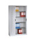 Aktenschrank 3203-00, Kunststoff/Stahl abschließbar, 5 OH, 120 x 198 x 42 cm, lichtgrau