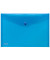 Dokumententasche - 40111-44, Din A4 quer, transparent blau, Polypropylen (PP), Druckknopfverschluss
