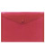 Dokumententasche - 40111-84, A4 quer, transparent rot, Polypropylen (PP), Druckknopfverschluss