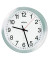  Wanduhr 51.190.305, silber, &Oslash; 30 cm, rund, analog