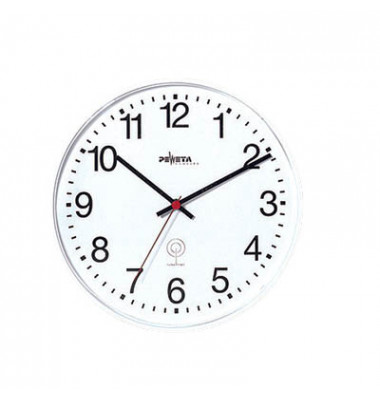 Funkwanduhr weiß Ø 30cm Funkwanduhr weiß Ø 30cm