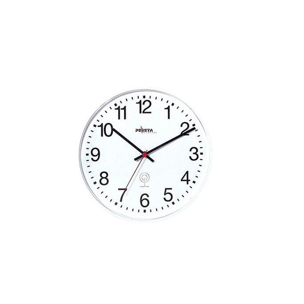 4250594505221 - Peweta Funkwanduhr Ø 300 mm weißes Kunststoffgehäuse DCF77 Mineralglas Batteriebetrieb 4250594505221 - Peweta Funkwanduhr Ø 300 mm weißes Kunststoffgehäuse DCF77 Mineralglas Batteriebetrieb