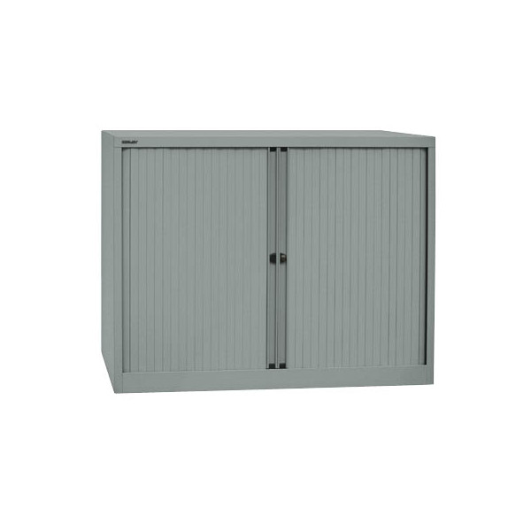 5020073755725 - Aktenschrank EuroTambours? PLUS ET412102SSL855 Kunststoff Stahl abschließbar 25 OH 120 x 103 x 43 cm silber 5020073755725 B