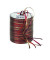 Geschenkband Raffia 138-619 3mm x 50m glänzend rot/braun