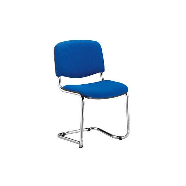 4045513002970 - Schwingstuhl blau gepolstert mit Stoffbezug 4045513002970 ISO SWING CHROM C6 2 Stück 4045513002970 - Schwingstuhl blau gepolstert mit Stoffbezug 4045513002970 ISO SWING CHROM C6 2 Stück