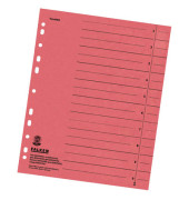 Trennbl&auml;tter 80004229 A4 rot 230g Karton