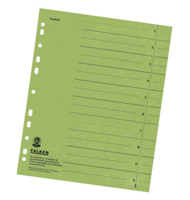 Trennblätter 8000 A4 grün 230g 100 Blatt Trennblätter 8000 A4 grün 230g 100 Blatt