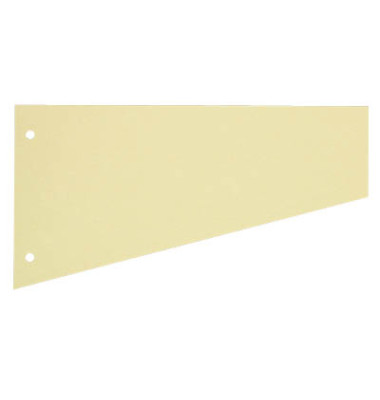 Trennstreifen 1083 Trapez chamois 190g gelocht 230x120mm 100 Blatt Trennstreifen 1083 Trapez chamois 190g gelocht 230x120mm 100 Blatt