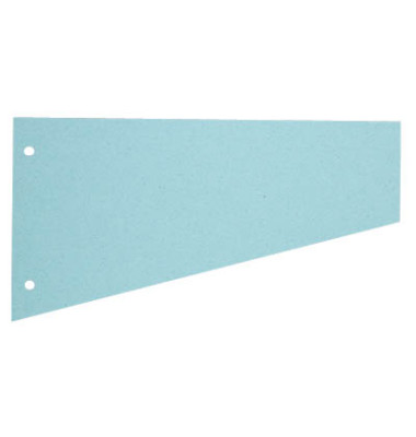 Trennstreifen 1083 Trapez blau 190g gelocht 230x120mm 100 Blatt Trennstreifen 1083 Trapez blau 190g gelocht 230x120mm 100 Blatt