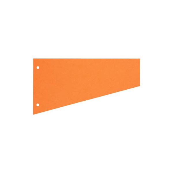4008110311081 - Trennstreifen 10838498 Trapez orange 190g gelocht 23x12cm  4008110311081 100 Stück