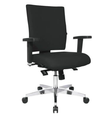 Bürodrehstuhl Lightstar 10 ohne Armlehnen schwarz Bürodrehstuhl Lightstar 10 ohne Armlehnen schwarz