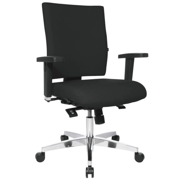 4014296674391 - Bürodrehstuhl Lightstar 10 ohne Armlehnen schwarz 4014296674391 Topstar
