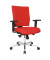 Bürostuhl Lightstar 10, rot / silber, bis 110kg