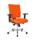 Bürodrehstuhl Lightstar 10 ohne Armlehnen orange