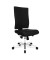 Bürostuhl Lightstar 20, schwarz / silber, bis 110kg