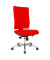 Bürodrehstuhl Lightstar 20 ohne Armlehnen rot