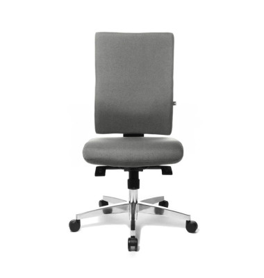 Bürodrehstuhl Lightstar 20 ohne Armlehnen grau