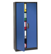 Aktenschrank 9460-000, Stahl abschließbar, 5 OH, 120 x 195 x 40 cm, blau/anthrazit