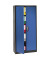 Aktenschrank 9460-000, Stahl abschließbar, 5 OH, 120 x 195 x 40 cm, blau/anthrazit