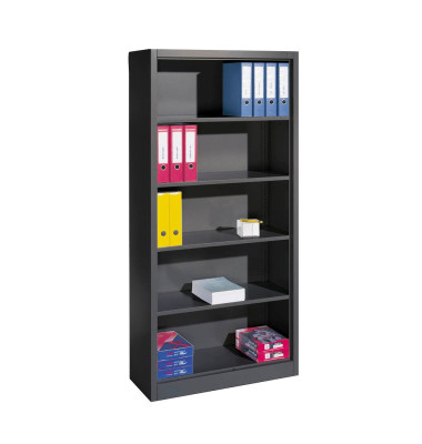 Stahlregal 120 x 40 x 195 cm anthrazit 4 Fachböden Stahlregal 120 x 40 x 195 cm anthrazit 4 Fachböden