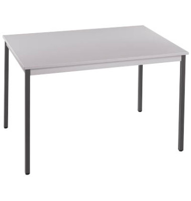 Schreibtisch 126RGG grau rechteckig 120x60 cm (BxT)