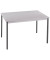 Schreibtisch, 74cm (H), 120x60cm (BxT), rechteckig, grau / dunkelgrau
