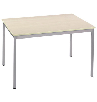 Schreibtisch 128REA ahorn rechteckig 120x80 cm (BxT)