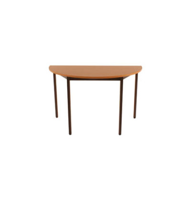 Schreibtisch 120DRPB birne halbrund 120x60 cm (BxT) Schreibtisch 120DRPB birne halbrund 120x60 cm (BxT)