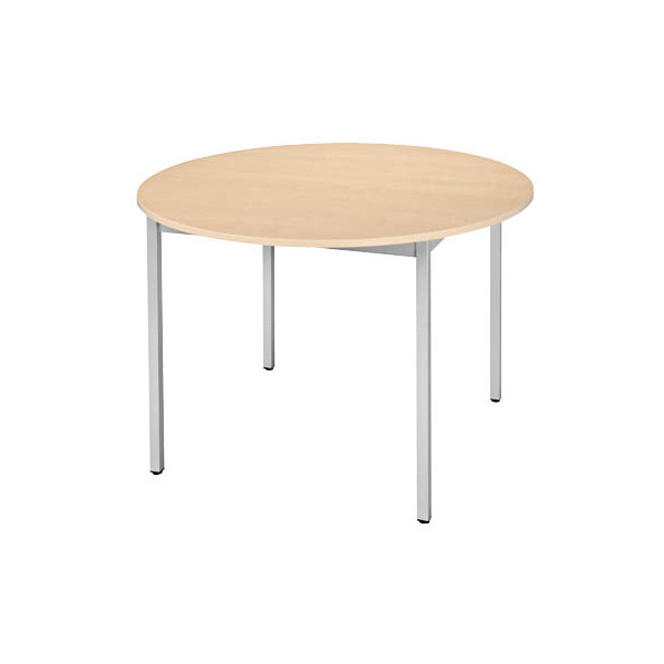 3700245506035 - Schreibtisch 110ROEA 65-130cm (H) 110x110cm (BxT) rund ahorn silber 3700245506035 SODEMATUB 3700245506035 - Schreibtisch 110ROEA 65-130cm (H) 110x110cm (BxT) rund ahorn silber 3700245506035 SODEMATUB