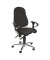 Bürostuhl Sitness 10, schwarz / chrom, mit Armlehnen, bis 110kg
