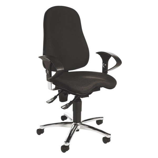 4014296684666 - Bürodrehstuhl Sitness 10 mit Armlehnen schwarz 4014296684666 Topstar 4014296684666 - Bürodrehstuhl Sitness 10 mit Armlehnen schwarz 4014296684666 Topstar
