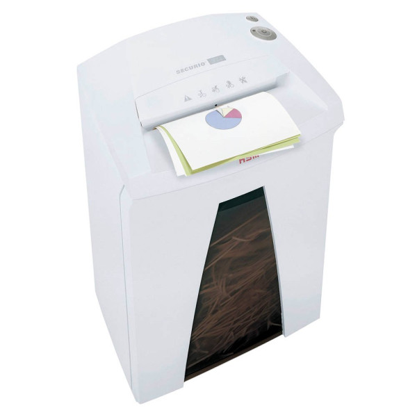 4026631025010 - AKTION HSM SECURIO B24 Aktenvernichter mit Streifenschnitt P-2 39 mm 21 Blatt weiß + GRATIS Einkaufsgutschein BestChoice 40- Euro nach Registrierung