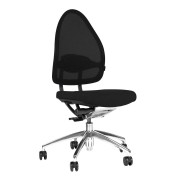 Bürostuhl Open Base, schwarz / silber, bis 110kg