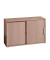 Aktenschrank V1752/V1753 V1752S/N/N/RE, abschlie&szlig;bar, 2 OH, nussbaum, 120x74,8x40cm (BxHxT)