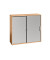 Aktenschrank V1752/V1753 V1753S/6/S/RE, abschlie&szlig;bar, 3 OH, silber/buche, 120x110x40cm