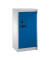 Sicherheitsschrank 1160-00, Stahl abschließbar + feuerfest, 3 OH, 65 x 122,6 x 50 cm, blau/lichtgrau