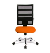 Bürodrehstuhl X-Pander ohne Armlehnen orange/schwarz