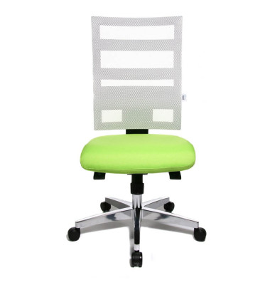 Bürostuhl X-Pander, grün/weiß / silber, bis 110kg