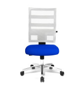 Bürodrehstuhl X-Pander ohne Armlehnen blau/weiß