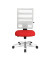 Bürodrehstuhl X-Pander ohne Armlehnen rot/weiß