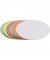 Moderationskarten UMZH111999, Ø 11x19cm, oval, 130g, farbig sortiert 