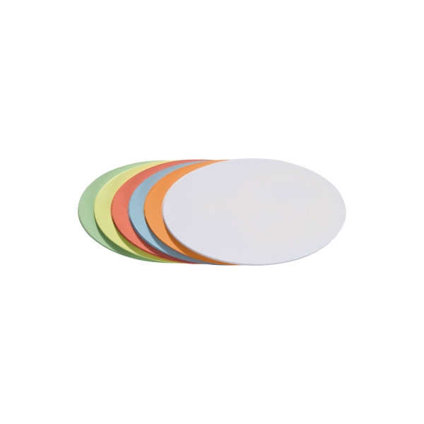 4016946181457 - Moderationskarten UMZH111999 Ø 11x19cm oval 130g farbig sortiert  4016946181457 250 Stück