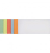 Moderationskarten UMZH102099, 20,5x9,5cm, rechteckig, 130g, farbig sortiert 